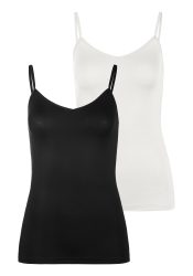 LASCANA Unterhemd Packung, 2er-Pack, 2 Stk. Spaghettiträger-Top, Unterziehshirt