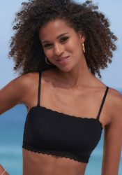 Vivance Bralette-BH ohne Bügel, Bandeau-BH, mit 2 Tragevarianten, BH ohne Träger