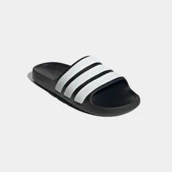 Adidas Sportswear Adilette Flow Pantoletten - Black + White EU42 Herren