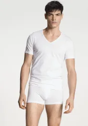 Calida - CottonCode T-Shirt, für Herren, Weiss, Größe XXL