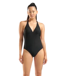 Arena W Arena Monocromo One Piece Swimsuit Badeanzug Damen, schwarz, Grösse: S