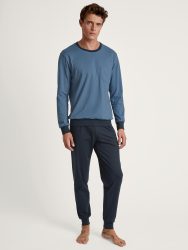 Calida - Pyjama, für Herren, Blau, Größe S