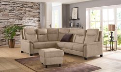 Home affaire Ecksofa »Bocca«, mit Federkern, incl. Kopfteilverstellung, wahlweise Bettfunktion