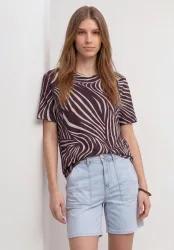 STREET ONE T-Shirt mit Zebra Print