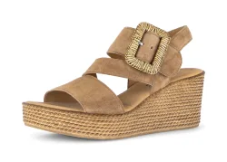Gabor Sandalette, Damen , Beige 7.5