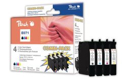 Peach Spar Pack Tintenpatronen kompatibel zu Epson T0715, T0711, T0712, T0713, T0714