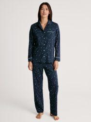 Calida - Pyjama, für Damen, Dunkelblau, Größe XL