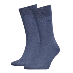 Puma - Socken  2er Pack Bequem sitzend, für Herren, Blau, Größe 47-49