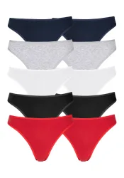 petite fleur String 10er-Pack, aus elastischer Baumwolle