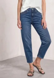 High Waist Barrel Leg Jeans im Loose Fit