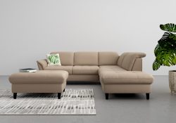 sit&more Ecksofa, wahlweise mit Kopfteilverstellung, Bettfunktion und Stauraum