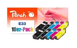 Peach - Tinte Epson No. 33 2x BK, PHBK, C, M, Y, One Size