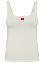 Hugo - Unterhemd, ärmellos, für Damen, Offwhite, Größe XL