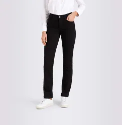 Mac - Angela Jeans Slim Straight Fit, für Damen, Schwarz, Größe W29