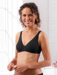 Sloggi - Soft Bra, für Damen, Black, Größe 80C