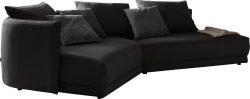 designwerk Ecksofa »New York«, mit moderner Rundung im Korpus