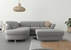 sit&more Ecksofa, wahlweise mit Bettfunktion, Bettkasten und Kopf- und Armteilverstellung