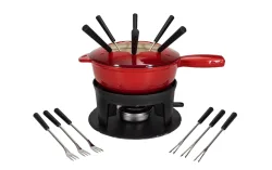 Nouvel, Nouvel - Fondue-Set, 22cm, Rot