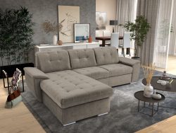 exxpo - sofa fashion Ecksofa »Derby Inkl. Kopfteilverstellung, wahlw. Bett & Bettkasten, L-Form«, mit Kopf- bzw. Rückenverstellung