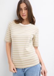 bonprix T-Shirt Halbarm, aus reiner Baumwolle
