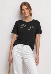 STREET ONE Kurzarmshirt Sommershirt mit Working