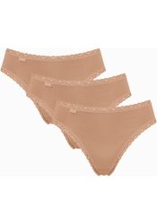 Sloggi - Cotton Lace Tai, für Damen, Beige, Größe 40