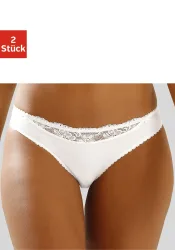 Nuance by Lascana Slip Packung, mit Spitzeneinsatz vorne
