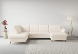 sit&more Wohnlandschaft »Göteborg«, inklusive Sitztiefenverstellung und Federkern, wahlweise mit Bettfunktion und Bettkasten