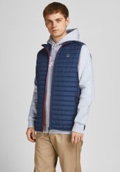 Jack & Jones - Weste Multi Bodywarmer Collar Noos, für Herren, Größe M