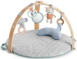 ingenuity™ Cozy Spot Spieldecke mit Holzspielbogen