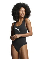 PUMA Damen Badeanzug  schwarz | M