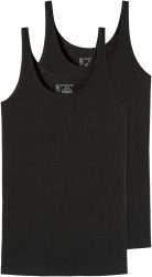 Schiesser - 95/5 Tanktop, für Damen, Schwarz, Größe 36