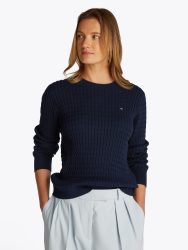 Tommy Hilfiger - Pullover, für Damen, Nachtblau, Größe M