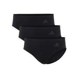 adidas - Slip  3er Pack Stretch-Sport Active Seamless Hipster 3P, L, Schwarz