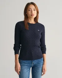 Gant - Pullover, für Damen, Dunkelblau, Größe M
