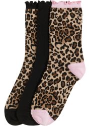 bonprix Socken mit Rüschen-Design, aus Baumwolle