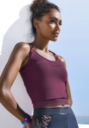LASCANA ACTIVE Crop-Top mit Teilungsnaht