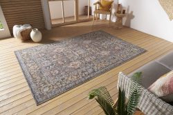 NOURISTAN Outdoorteppich »Port Said«, rechteckig, 3 mm Höhe, In- und Outdoor, Faltbar und Waschmaschinenfest, geeignet für Fussbodenheizung, strapazierfähig, robust, pflegeleicht, ringsum gekettelt, kräftige Farben