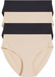 bonprix Panty Packung, 4 Stk. klassischer Stil, nahtlose Kanten, aus Polyamid und Elasthan
