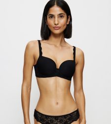 Triumph - Bügel-BH, wattiert, für Damen, Black, Größe 85E