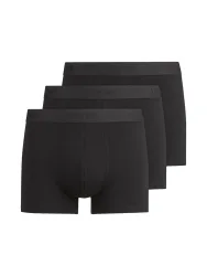 OLYMP Boxershorts Packung, 3er, 3 Stk. mit Ton-in-Ton Markenlogo