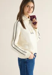 Cecil Sweatshirt, Langarm mit Tapedetails