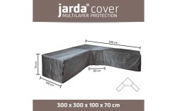 Jarda Schutzhülle Lounge Trapez 300 x 300 x 100 x 70 cm Zubehör