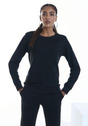 Bench. Sweatshirt, mit runder Logostickerei