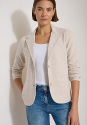 Cecil Jackenblazer mit Struktur in Unifarbe