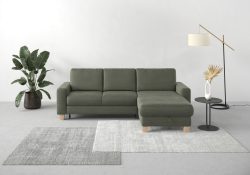 Home affaire Ecksofa »Summer«, mit Recamiere, mit oder ohne Bettfunktion und Bettkasten, Cord-Bezug