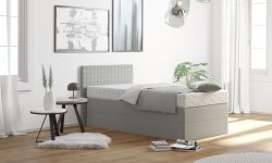Westfalia Schlafkomfort Boxspringbett mit Zierkissen, wahlweise mit Topper