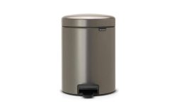 BRABANTIA, BRABANTIA - Treteimer NEWICON - beigegrau - Metall - 26.6cm/20.6cm