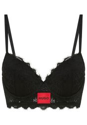 Hugo - BH mit Push up Effekt, für Damen, Black, Größe 70C