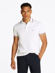 Tommy Hilfiger - Poloshirt, kurzarm, für Herren, Weiss, Größe XL